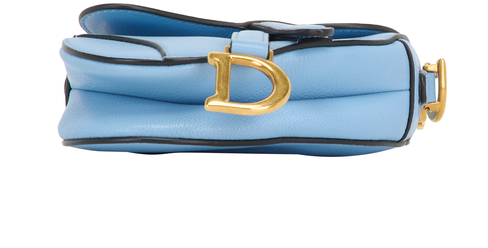 Micro Saddle, &pound;950, Handbags, Blue, Leather, Top view